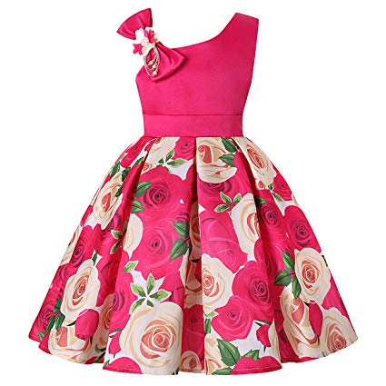 NSSMWTTC 2-9T Flower Girls Dresses Kids Formal Dress