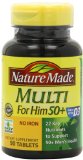 Nature Made Multi for Him 50 Multiple Vitamin and Mineral Supplement Tablets 90-Count