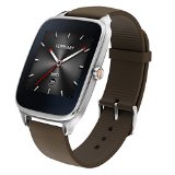 ASUS ZenWatch 2 Android Wear Smartwatch - 163 Silver case with Brown rubber band