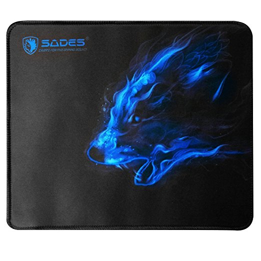 Sades SAP1 Gaming Mouse Pad Mouse Mat with Special Smooth Surface Large Size Black