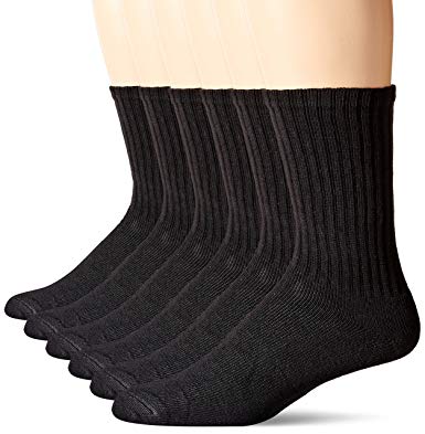 Dockers Basic Cushion Crew Socks, 6 Pair