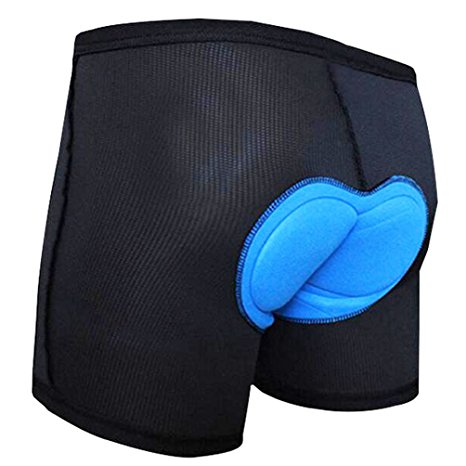 voofly Men's 3D Padded Cycling Underwear Bicycle Underpants Lightweight Bike Biking Shorts