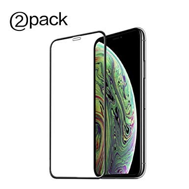 [2-Pack] Screen Protector Compatible for iPhone XR, Support 3D Touch, 9H Hardness, HD Tempered Glass, Anti-Fingerprint, Easy Installation(6.1Inch)