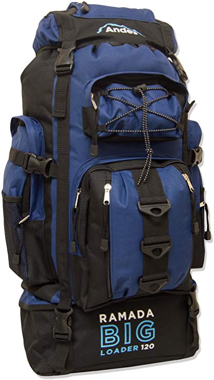 Andes Ramada 120L Extra Large Hiking Camping Backpack/Rucksack Luggage Bag