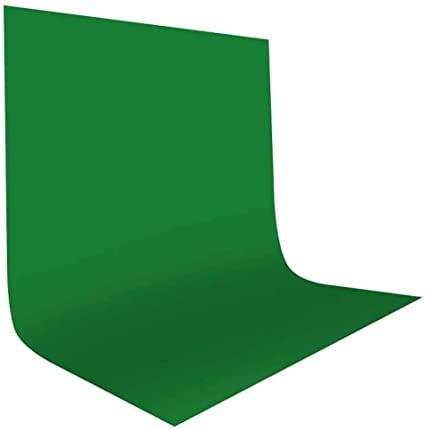 UTEBIT 8x8ft/2.5x2.5m Green Screen Polyester Backdrop Wrinkle Free Solid Color Chromakey Photo Background Cloth Sheet Foldable for Photography Video Studio Backdrops