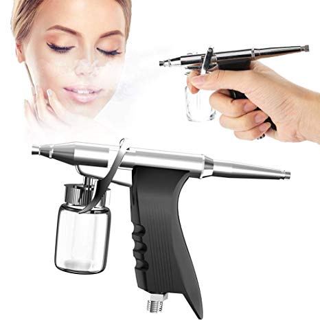 Filfeel Oxygen Spray Gun, Water Oxygen Machine Accessory Tools Professional Airbrush Kit Tattoo Art Decoration Tool for Facial Moisturizing Cleaning Pores Clear Beauty Sauna Spa
