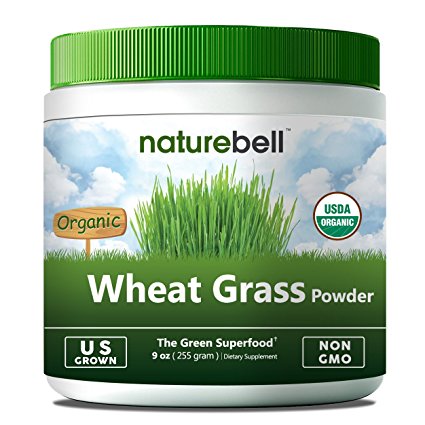 Premium U.S Grown - Organic Wheat Grass Powder, 9 Ounce, 85 Servings