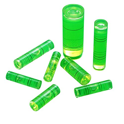 Inclinometer Spirit Level Bubble-tube Vial Gradienter 6*15mm, 7*26mm ,8*31mm,6 Piece