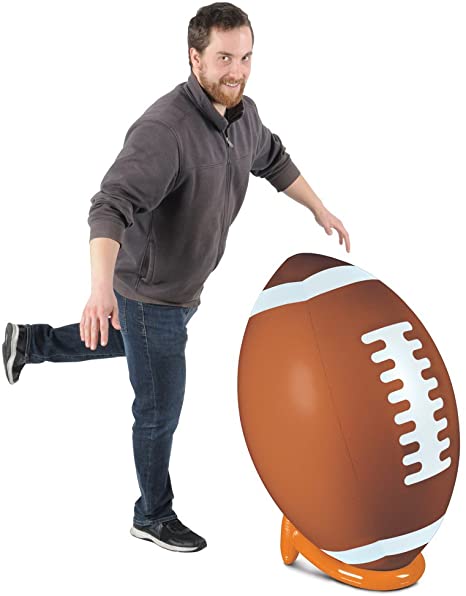 Inflatable Football & Tee Set Party Accessory (1 count) (1/Pkg)