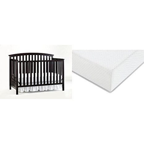 Graco Freeport Convertible Crib   Graco Premium Foam Crib and Toddler Bed Mattress, Espresso