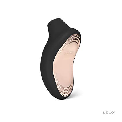 LELO SONA 2 Sonic Waves Massager Black, Waterproof Oral Stimulator for Deeper Satisfaction