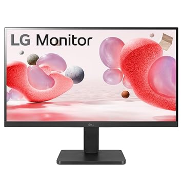 LG 22 Inch (55cm) FHD Monitor 1920 x 1080, AMD FreeSync, VA, 100Hz, sRGB 99% Typ(CIE1931), Black Stabilizer, Virtual Borderless, Flicker Safe, Reader Mode, OnScreen Control, HDMI,VGA, 22MR410(Black)