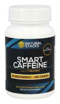 Smart Caffeine Nootropic Stack with L-theanine for Focused Energy  No Jitters or Crash  1 Recommended Nootropic Stack in the World