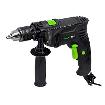 Hammer Drill, 4.5A Corded Drill GALAX PRO Impact Drill 0-3000RPM Electric Drill with 1/2'' Keyed Chuck and Depth Gauge for Drilling Wood, Steel, Masonry, Cement, Concrete_GP57325