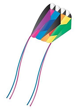 X-Kites Skyfoil Frameless Parafoil Kite: Rainbow