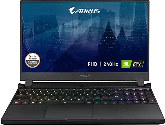 GIGABYTE AORUS 15P KD - 15.6" FHD IPS Anti-Glare 240Hz, Intel Core i7, NVIDIA GeForce RTX 3060 Laptop GPU 6GB GDDR6, 16GB Memory, 512GB SSD, Win10 Home, Gaming Laptop (AORUS 15P KD-72US223SH)