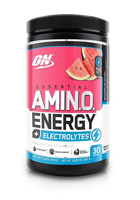 OPTIMUM NUTRITION ESSENTIAL AMINO ENERGY   Electrolytes, Watermelon Splash, 30 Servings