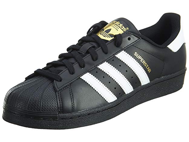 adidas Originals Men's Superstar Foundation Casual Sneaker, Black/White/Black, 19 D(M) US