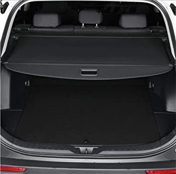 Vesul Black Tonneau Cover Rear Trunk Cargo Luggage Security Shade Compatible with Toyota RAV4 2019 2020 ONLY