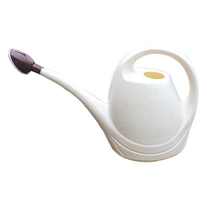 Fasmov Plastic Watering Can, 1.2 Gallon- Beige