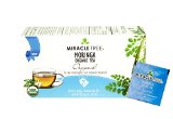 Miracle Tree USDA Organic Premium Moringa Wellness Tea 25 Individually Sealed Tea Bags Original