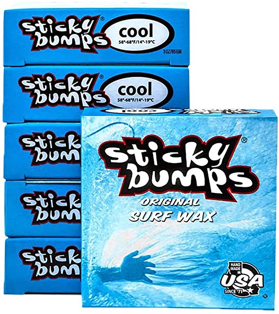 Sticky Bumps Original Cool Temperature Surfboard Wax 12 Bars Dozen Pack