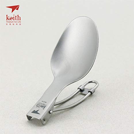 Keith Titanium Ti5308 Folding Spoon