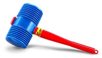 US Toy One Giant Squeaky Circus Carnival Clown Hammer, Assorted Color