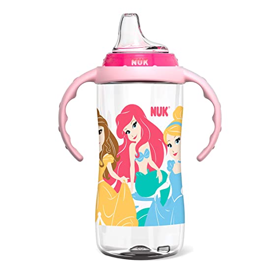 NUK Disney Learner Cup, 10 Oz, Princess, 8  Months