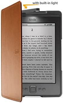 Amazon Kindle Lighted Leather Cover, Saddle Tan (for Kindle 5th Generation, 2012 model - does not fit current Kindle, Paperwhite, Touch, or Keyboard)