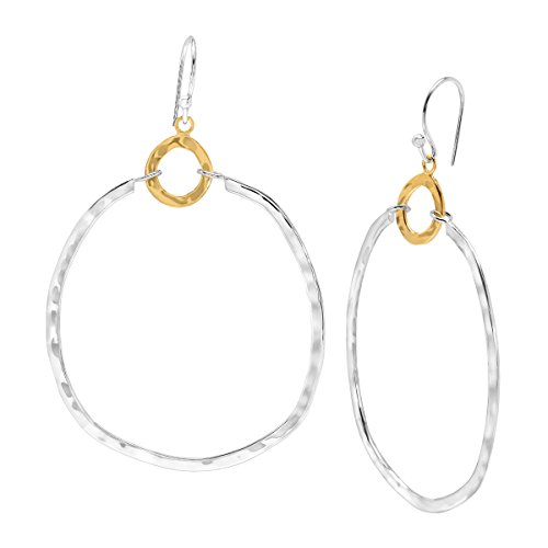 Silpada 'Dynamic Duo' Sterling Silver and Brass Earrings