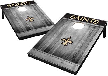 Wild Sports 2'x3' MDF Wood NFL Cornhole Set - Grey Wood Design