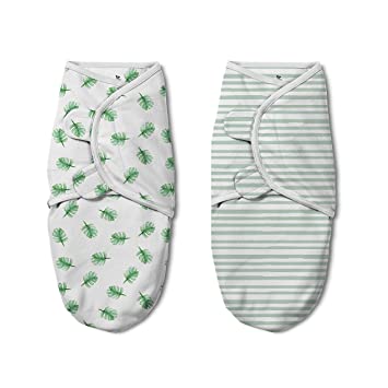 SwaddleMe Original Luxe Edition 2-pk, Tropical, Small (0-3 Months, 7-14 lbs)