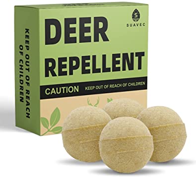 SUAVEC Deer Repellent, Deer Repellent for Plants, Deer and Rabbit Repellent, Deer Deterrent for Yard, Deer Stopper,Outdoor Deer Repellant Yard,Deer Repellant, Deer Away, Rabbit Repellent Outdoor