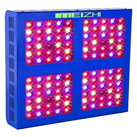 MEIZHI Reflector Series 600W LED Grow Light Switchable Full Spectrum for Hydroponic Indoor Plants Veg and Bloom