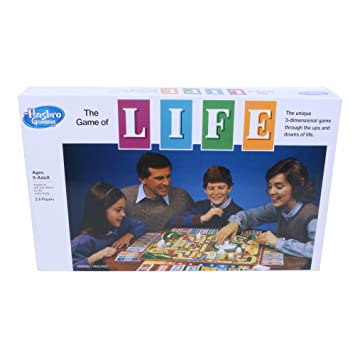 Hasbro Gaming The Game of Life Board Game for Families and Kids Ages 9 and Up, Game for 2-4 Players