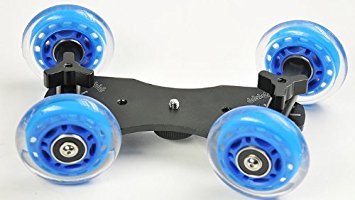 Premium Flex Skater Dolly Stabilizer Table Top Slider for DSLR Camera WYD150