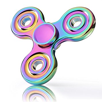 Jelanry Fidget Spinner Toy Ultra Durable Stainless Steel   Ceramic Bearing EDC Focus Hand Spinner High Speed Precision Metal Finger Spinners Kids Adults Anxiety Stress Relief Boredom Killing Time Toys