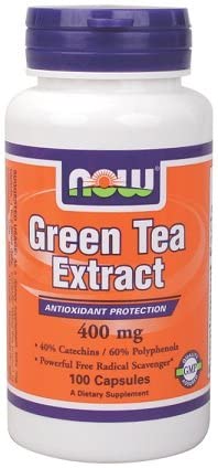 Now Foods Green Tea Extract, 400mg - 100 caps mm