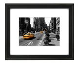 8x10 Picture Frame Glass Front - Color Black - Fits Photos 5x7 with Mat or 8x10 without Mat - Easel Back for Table Top Display