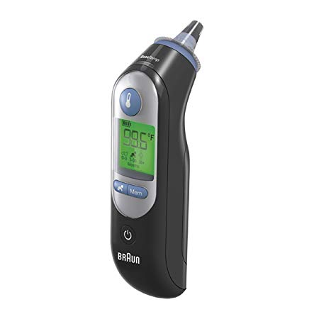 Braun Thermoscan 7 Ear Thermometer, Black, 0.65 Pound