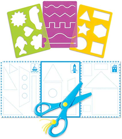 Learning Resources Trace Ace Scissor Skills Set, Fine Motor, Stem Skills, Ages 3