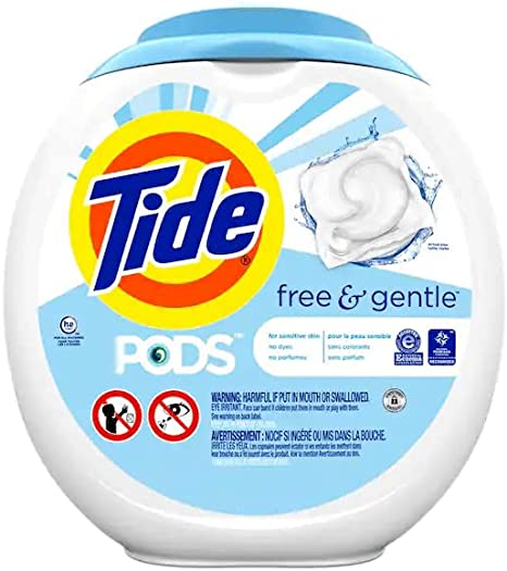 Soap Pods, Free & Gentle, 61 Count
