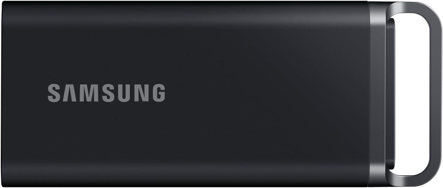 Samsung Portable SSD T5 EVO, 8 TB, USB 3.2 Gen. 1, 460 MB/s read, 460 MB/s write, External hard drive for Mac, PC, Android, Smart TVs and game consoles, Incl. USB-C cable, MU-PH8T0S/EU