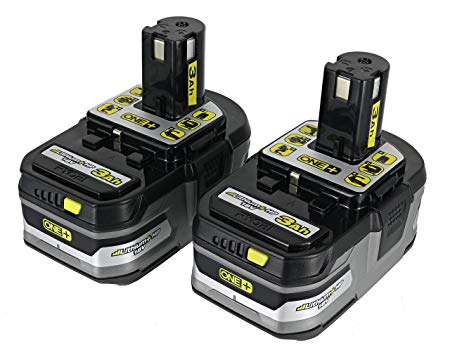 (2) Ryobi One  18v Lithium Plus HP Batteries 3Ah Li-Ion P191