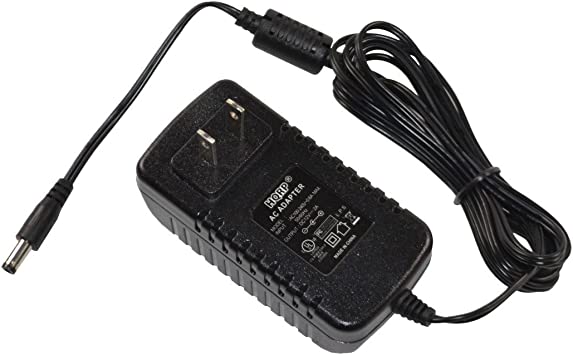 HQRP AC Adapter for Yamaha PSR-270 / PSR270 / PSR-38 / PSR38 Keyboard Replacement Power Supply Cord [UL Listed] plus HQRP Euro Plug Adapter