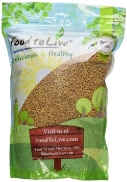 Food To Live  Fenugreek Seeds Methi 25 Pounds