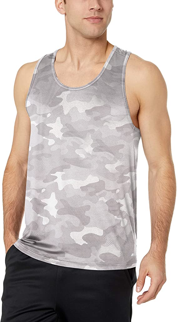 Amazon Essentials Men's Tech Stretch Performance Tank Top Shirt