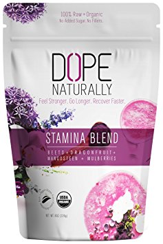 DOPE Naturally - Stamina, Organic Beet Root Powder   Superfood Blend, 8oz.