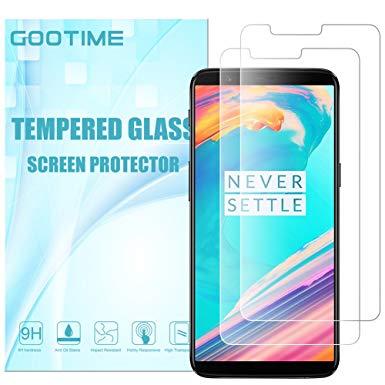 Gootime Oneplus 5T Screen Protector Tempered Glass [Case Friendly] Oneplus 5T Ultra Clear Glass Film